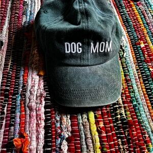 Dog Mom Green Cap